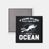 Funny Diver Joke Scuba Diving Magnet (Vorderseite/Rückseite)