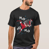 Funny Diving H2O H2O H2O H2O Pun Scuba Christmas P T-Shirt (Vorderseite)