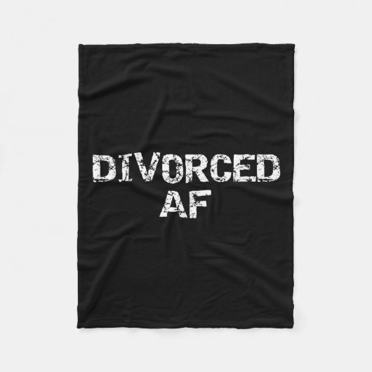 Funny Divorce Gag Gift For Men Happy Celebration D Fleecedecke (Vorderseite)