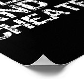 Funny Divorce Party Decorations Men Divorce Shirts Poster (Ecke)