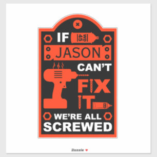 Funny DIY reparieren Aufkleber