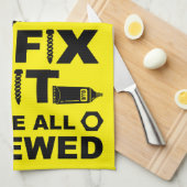 Funny DIY reparieren Geschirrtuch (Viertel Falte)