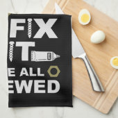Funny DIY reparieren Geschirrtuch (Viertel Falte)