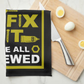 Funny DIY reparieren Geschirrtuch (Viertel Falte)