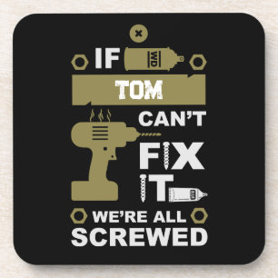 Funny DIY reparieren Getränkeuntersetzer
