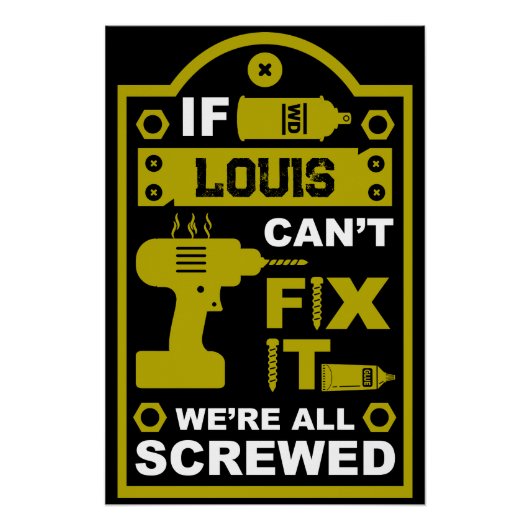 Funny DIY reparieren Poster (Vorderseite)