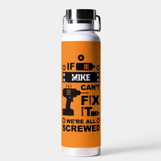 Funny DIY reparieren Trinkflasche (Rückseite)