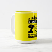 Funny DIY reparieren Zweifarbige Tasse (Vorderseite Links)