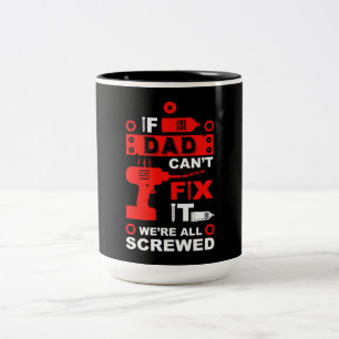 Funny DIY reparieren Zweifarbige Tasse