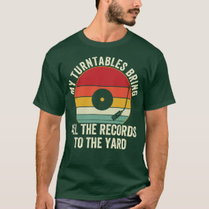 Funny DJ Turntable Design Disk Jockey T-Shirt