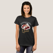 Funny Dminton Player Liebe Shuttle Design 10 T-Shirt (Vorne ganz)