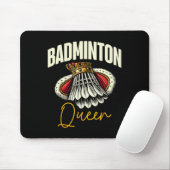 Funny Dminton Player Liebe Shuttle Design 11 Mousepad (Mit Mouse)