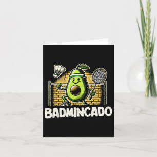 Funny Dminton Player Liebe Shuttle Design 6 Karte