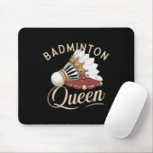 Funny Dminton Player Liebe Shuttle Design 8 Mousepad (Mit Mouse)