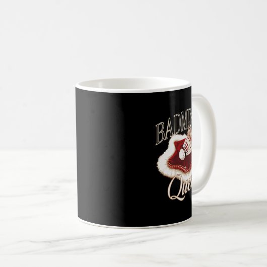Funny Dminton Player Liebe Shuttle Design 9 Kaffeetasse (VorderseiteRechts)
