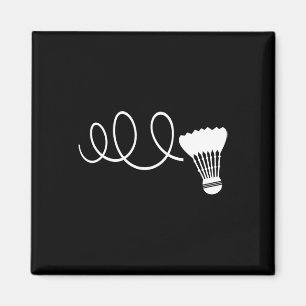 Funny Dminton Player T Shirts Shuttle Shuttle T-Sh Magnet