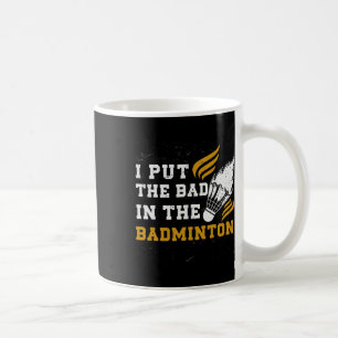 Funny Dminton Shirt Men Women Dminton Player 10 Kaffeetasse