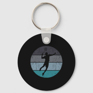 Funny Dminton Shuttle für Männer Frauen Retro Vint Schlüsselanhänger