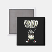 Funny Dminton Shuttle Player Design Männer Frauen Magnet (Vorderseite/Rückseite)