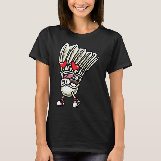 Funny Dminton Shuttle Player Design Männer Frauen T-Shirt (Vorderseite)