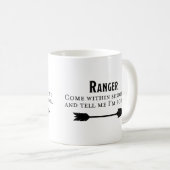 Funny DND Ranger Tasse (VorderseiteRechts)