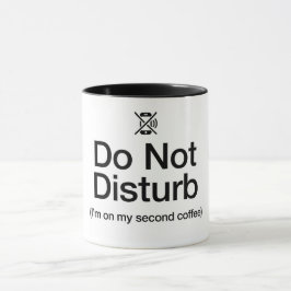 Funny Do Not Disturb Coffee Mug-WFH Sarcastic Mug Tasse