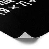 Funny Do The Math 67 Meme  Poster (Ecke)