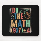 Funny Do The Math 67 Meme Six Seven Boy Girl Teach Mousepad (Vorne)