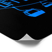 Funny Do You Even Lift Bro Gift Cute Skiing Lover  Poster (Ecke)