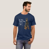 Funny Doberman / Ehefrau T - Shirt (Vorne ganz)