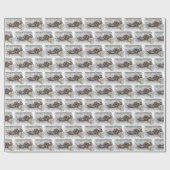 Funny Doberman on Sofa Geschenkpapier (Flach)