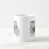 Funny Doberman on Sofa Kaffeetasse (Mittel)