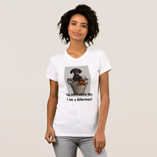 Funny Doberman T - Shirt (Vorne ganz)