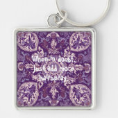 Funny doch Elegante Weihnachtsgeschenke für Friseu Schlüsselanhänger (Vorne)