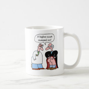 Funny Doctor and Judge Kaffeetasse
