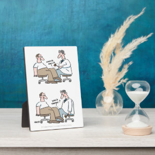 Funny Doctor Checking Reflex Physical Exam Desk Fotoplatte