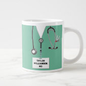 Funny Doctor Gift Jumbo-Tasse (Rechts)