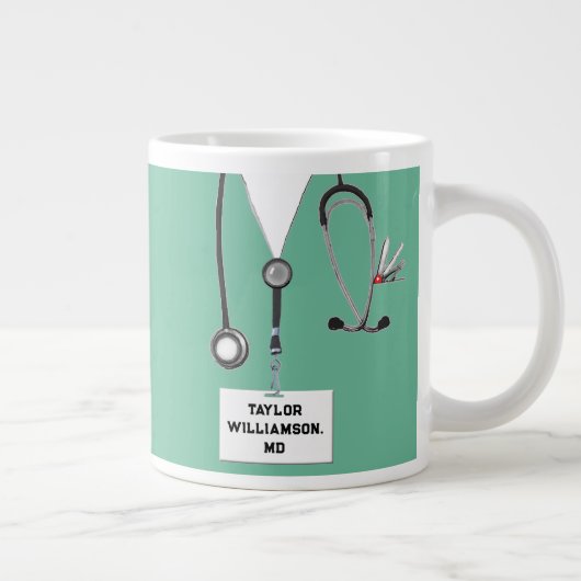 Funny Doctor Gift Jumbo-Tasse (Rechts)