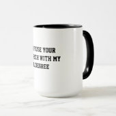 FUNNY DOCTOR GIFT  TASSE (VorderseiteRechts)