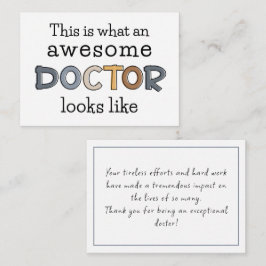 Funny Doctor Gifts | Phantastische ärztliche Beurt Mitteilungskarte