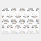 Funny Doctor Gifts | Phantastischer Arzt Geschenkpapier Set (Vorderseite)