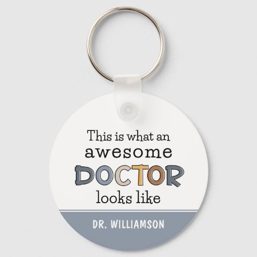 Funny Doctor Gifts | Phantastischer Arzt Schlüsselanhänger (Vorderseite)