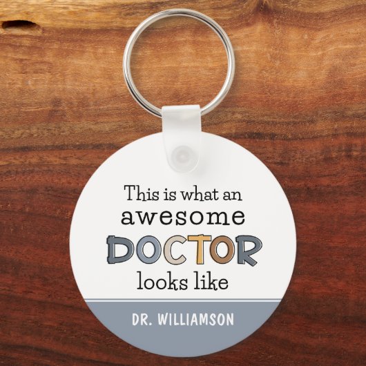 Funny Doctor Gifts | Phantastischer Arzt Schlüsselanhänger (Vorderseite)