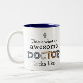 Funny Doctor Gifts | Phantastischer Arzt Zweifarbige Tasse (Links)