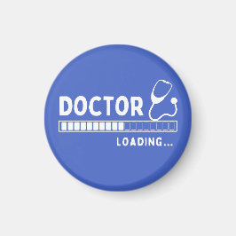 Funny Doctor Loading Bar Medical Future Doctor Magnet