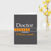 Funny Doctor Loading Medical Doctor Outfit New Karte (Gelbe Blume)