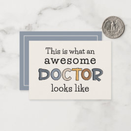 Funny Doctor Phantastisch Doctor Custom Vielen Dan Mitteilungskarte