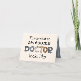 Funny Doctor Phantastische Ärztebewertung Dankeskarte