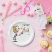 Funny Doctor Teaching Foot Anatomy Pappteller (Party)