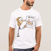 Funny Doctor Teaching Foot Anatomy T-Shirt (Vorderseite)